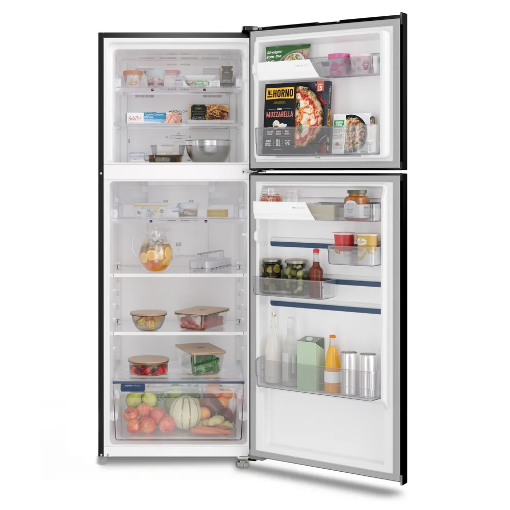 Geladeira Electrolux Frost Free com AutoSense 481L Efficient Duplex Black Inox Look (TF71B)