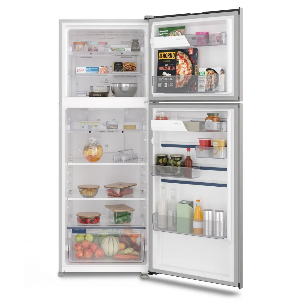 Geladeira Electrolux Frost Free com AutoSense 481L Efficient Duplex Inox Look (TF71S)