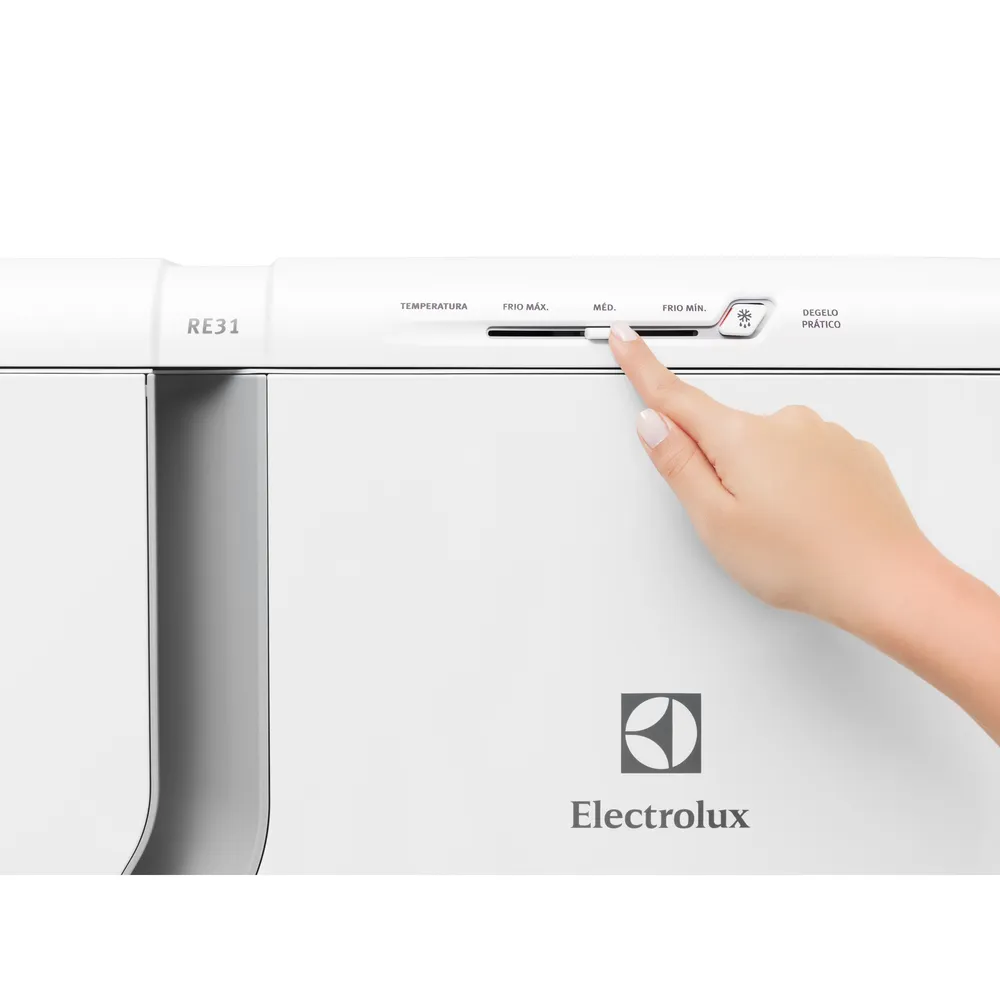 Geladeira Electrolux Cycle Defrost 240L Degelo Prático Uma Porta Branca (RE31)