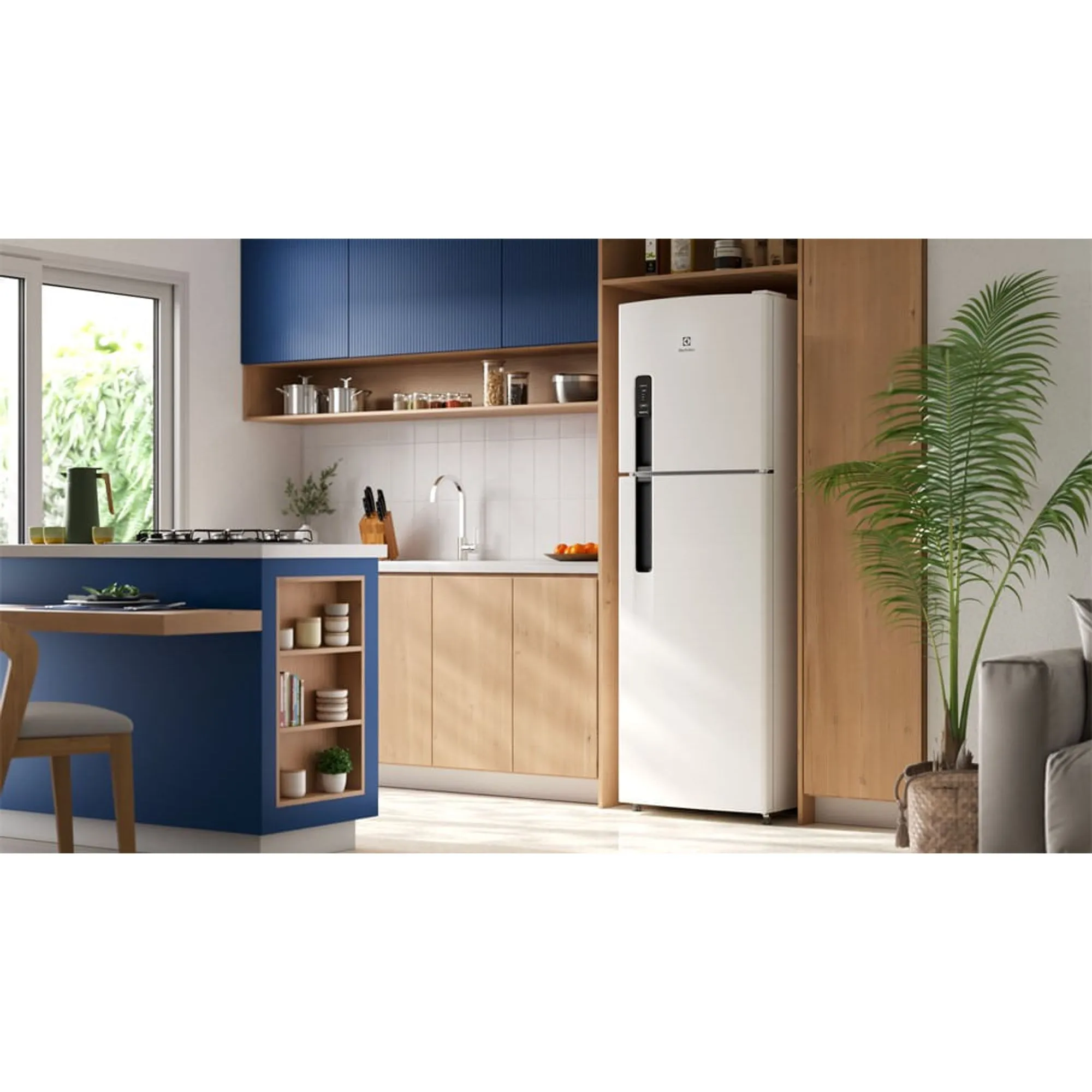 Geladeira Electrolux Frost Free 400L AutoSense Duplex Branca (TF44)