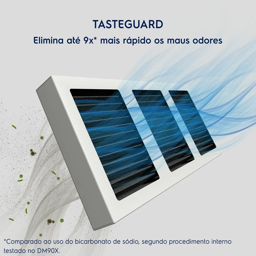 Geladeira Electrolux Frost Free Duplex Efficient com AutoSense cor Inox Look 390L (IF43S)