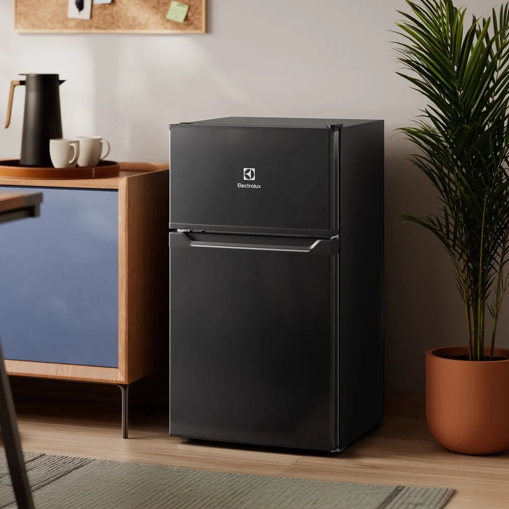 Mini Geladeira 83L Inverter Bivolt Duplex Preta (EMD1B)