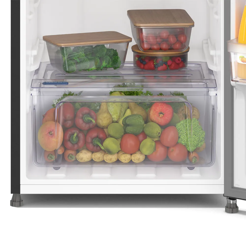 Geladeira Electrolux Frost Free 400L AutoSense Duplex Black Inox Look (TF44B)