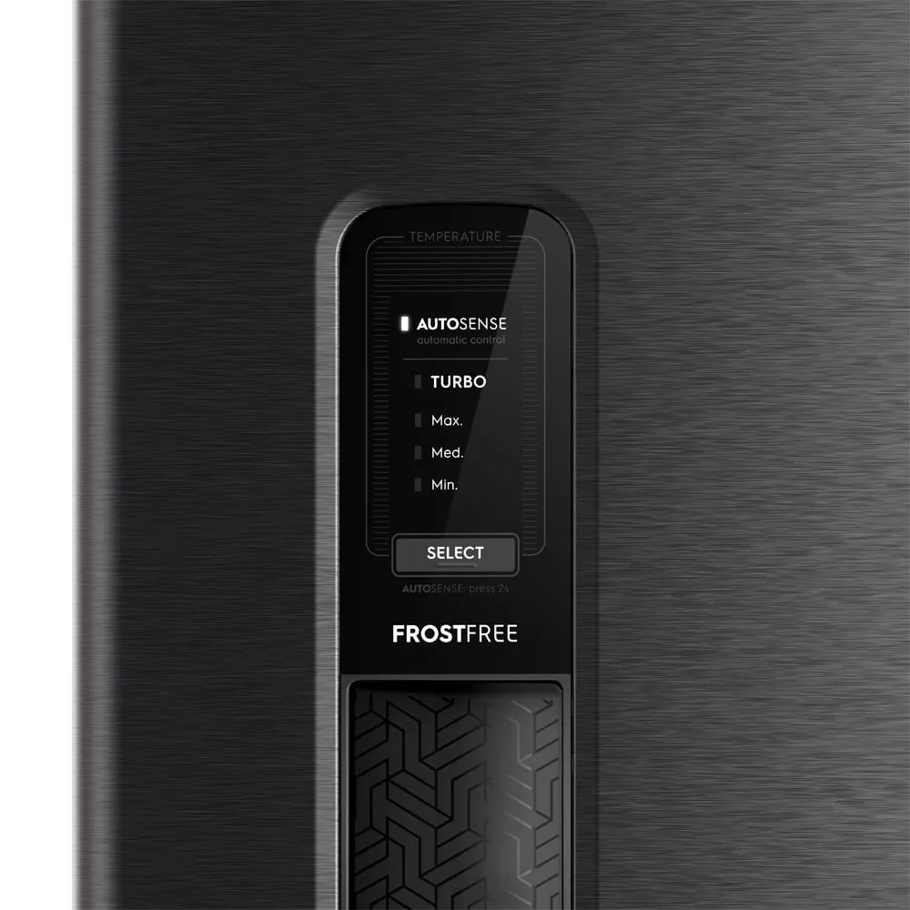 Geladeira Electrolux Frost Free 400L AutoSense Duplex Black Inox Look (TF44B)