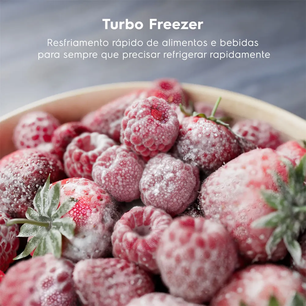 Geladeira Electrolux Frost Free 380L AutoSense Duplex Black Inox Look (TF41B)