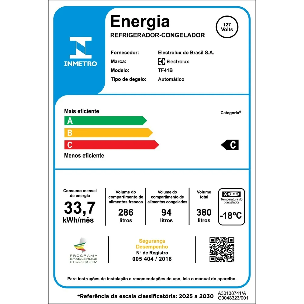 Geladeira Electrolux Frost Free 380L AutoSense Duplex Black Inox Look (TF41B)