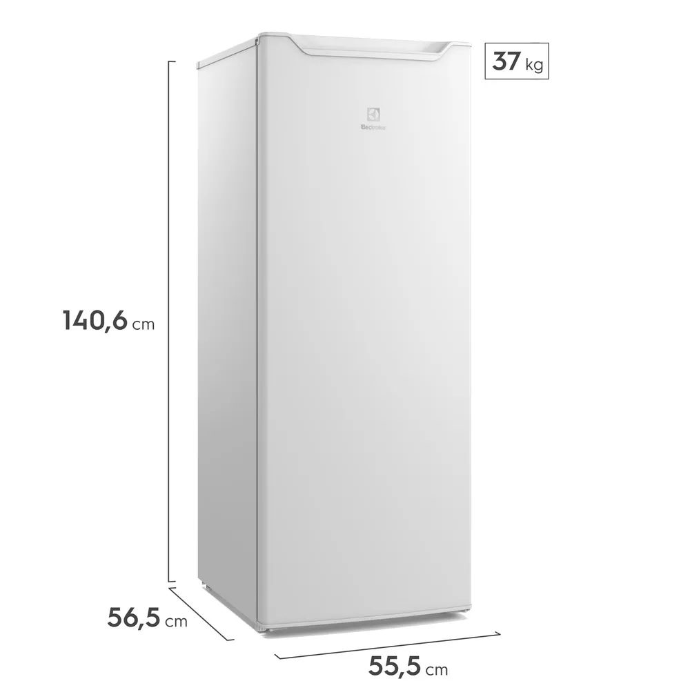 Geladeira Electrolux 213L Uma Porta com Freezer Duas Estrelas Inverter Branca (RE21)