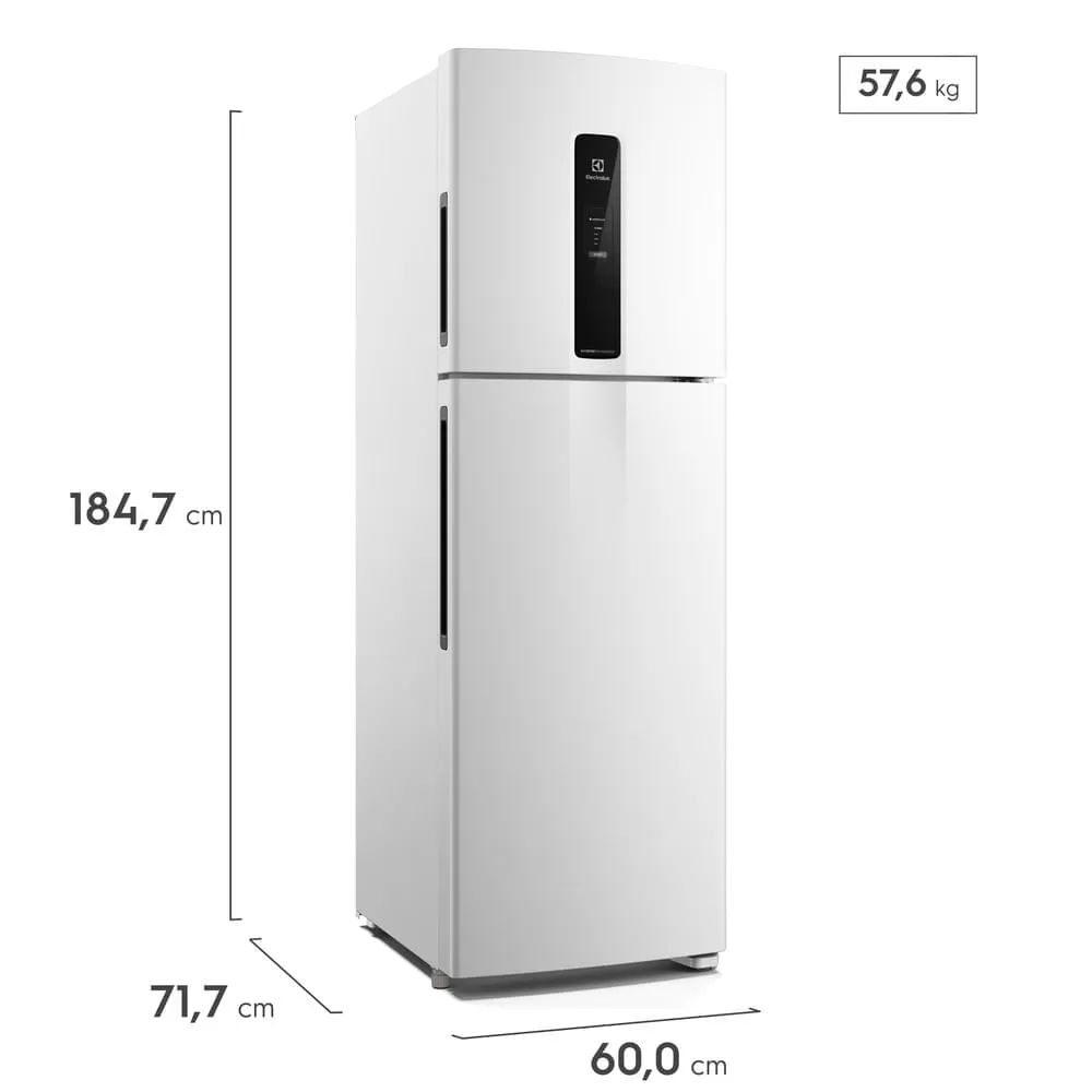 Geladeira Electrolux Frost Free Inverter 415L Efficient com AutoSense Duplex Branca (IF46)