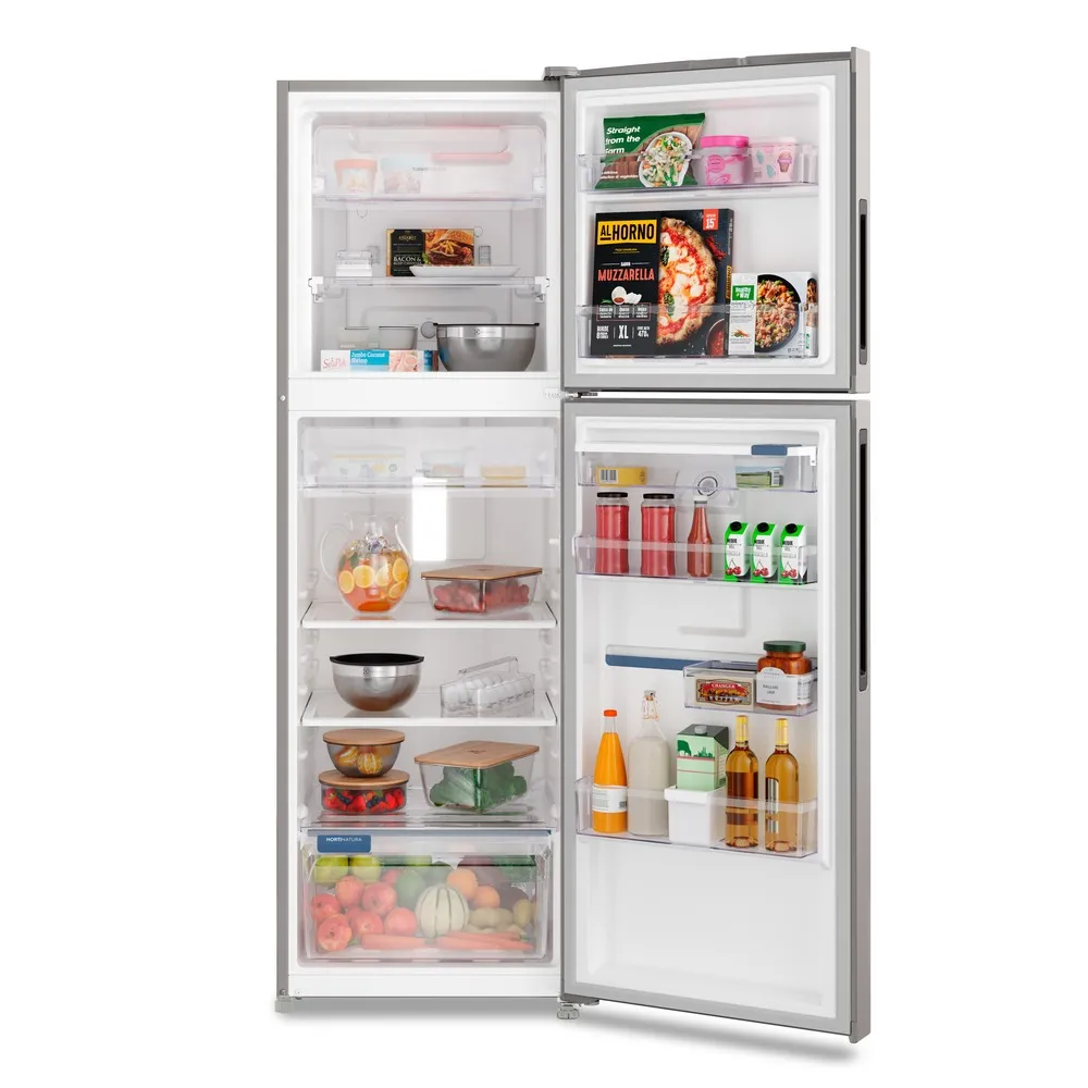 Geladeira Electrolux Frost Free Inverter 409L Água na Porta com AutoSense Duplex Inox Look (IW46S)