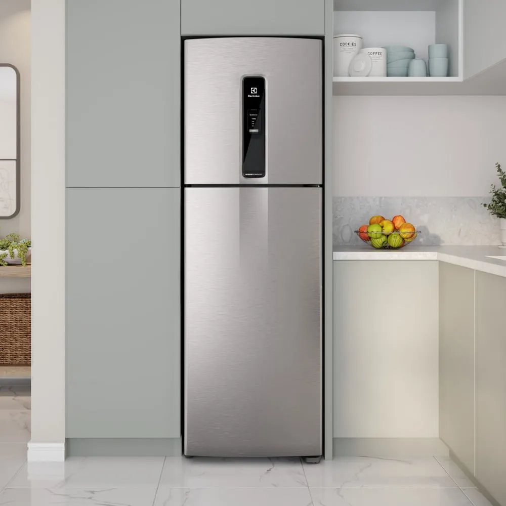 Geladeira Electrolux Frost Free Inverter 415L Efficient com AutoSense Inox Look (IF46S)