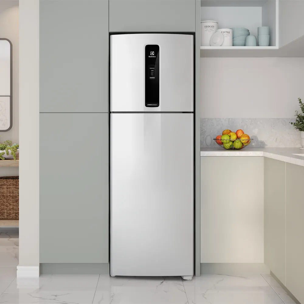 Geladeira Electrolux Frost Free Inverter 390L Efficient AutoSense Duplex Branca (IF43)