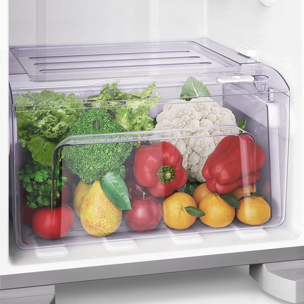 Geladeira Electrolux Frost Free 400L Efficient Turbo Freezer Duplex Inox Look (DFX44)