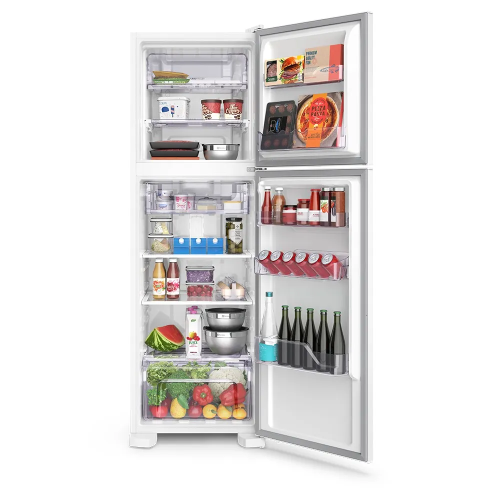 Geladeira Electrolux Frost Free 400L Efficient Turbo Freezer Duplex Branca (DFN44)