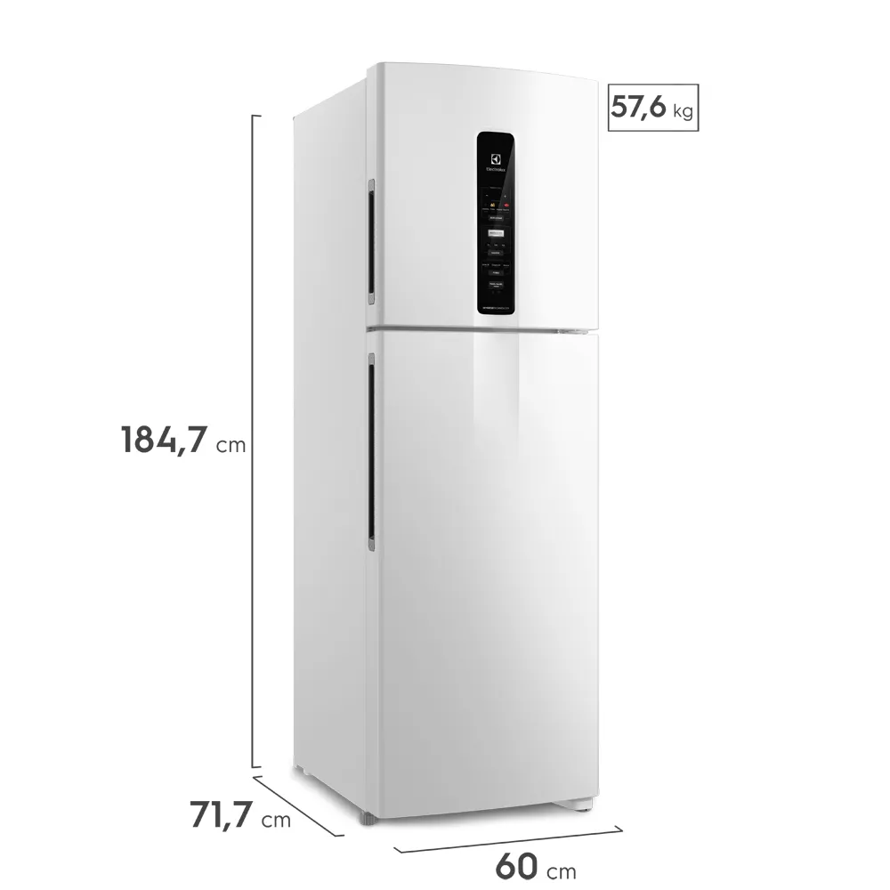 Geladeira Electrolux Frost Free Inverter 410L Efficient AutoSense Duplex Branca (IF45)