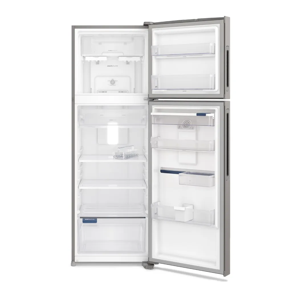 Geladeira Electrolux Frost Free Inverter 389L Água na Porta AutoSense cor Inox Look (IW43S)