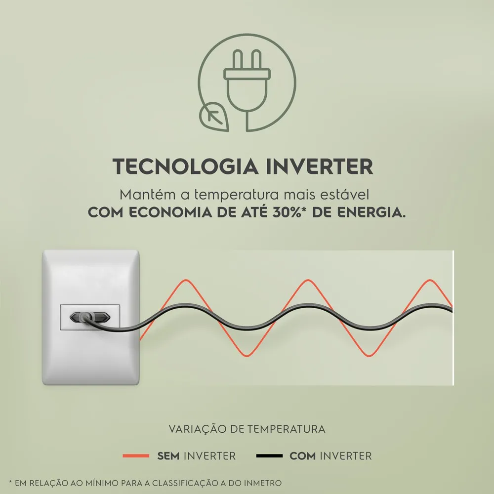 Geladeira Electrolux Frost Free Inverter 389L Água na Porta AutoSense cor Inox Look (IW43S)