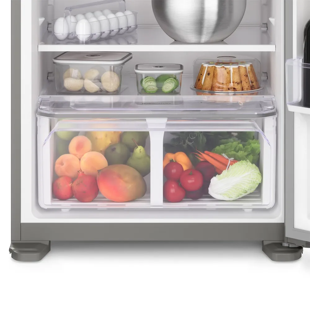 Geladeira Electrolux Frost Free Inverter 431L Efficient Duplex Cor Inox Look (IT55S)