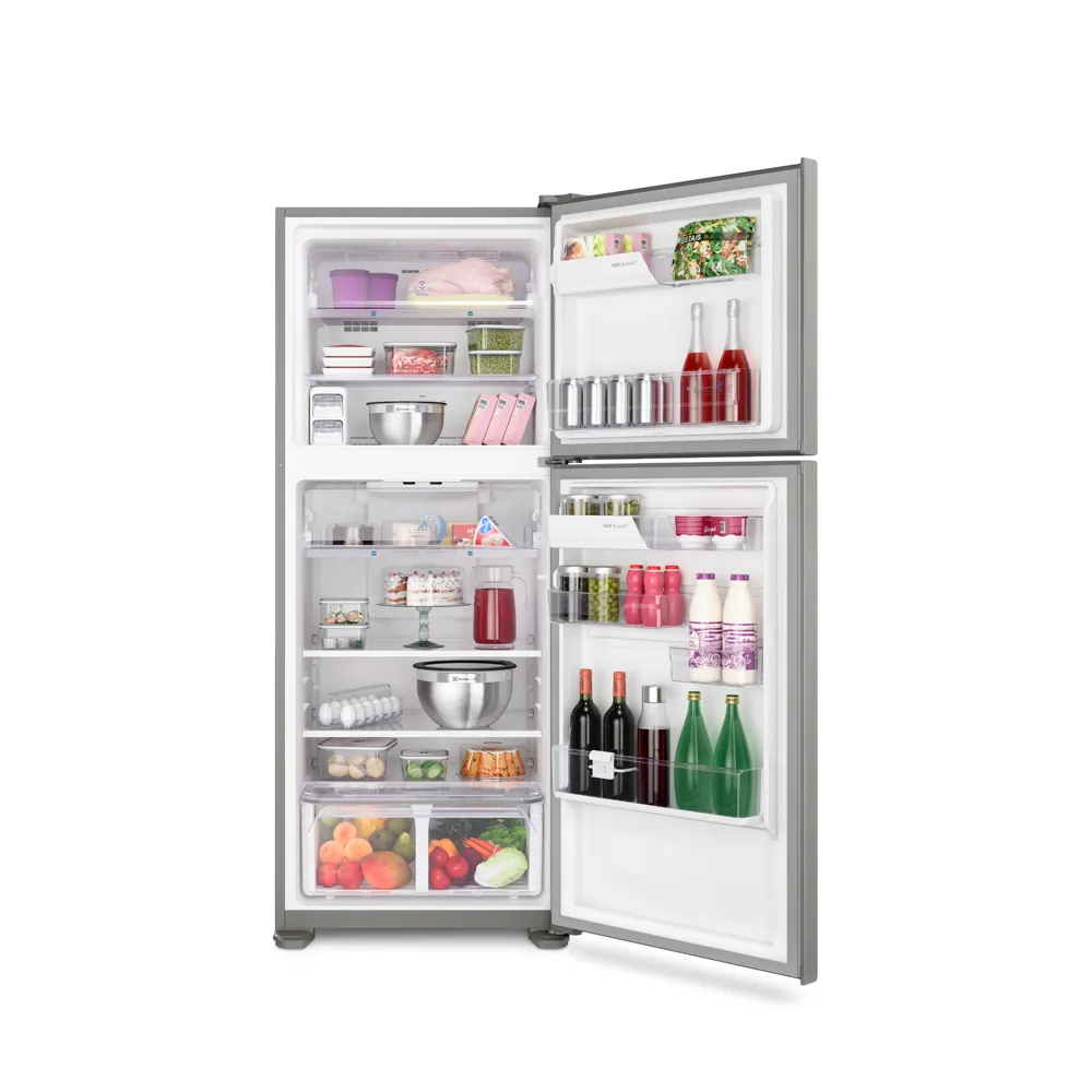 Geladeira Electrolux Frost Free Inverter 431L Efficient Duplex Cor Inox Look (IT55S)