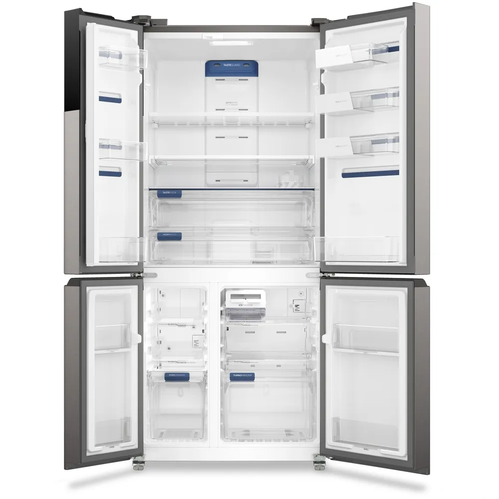 Geladeira Electrolux Frost Free 594L Experience com FlexiSpace 4 Portas Cor Inox Look (IQ8S)