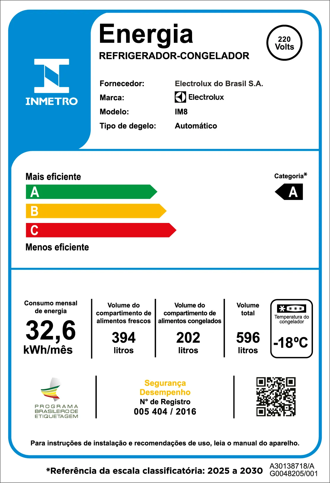 Geladeira Electrolux Frost Free 596L Efficient Inverter 3 Portas Branca (IM8)
