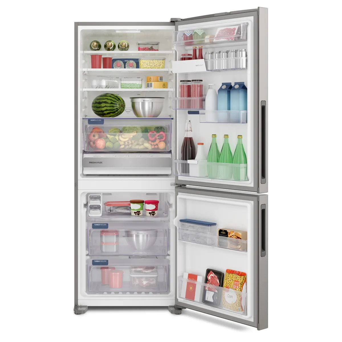 Geladeira Electrolux Inverse Inverter com Fresh&Flex 488 L cor Inox (IB55S)