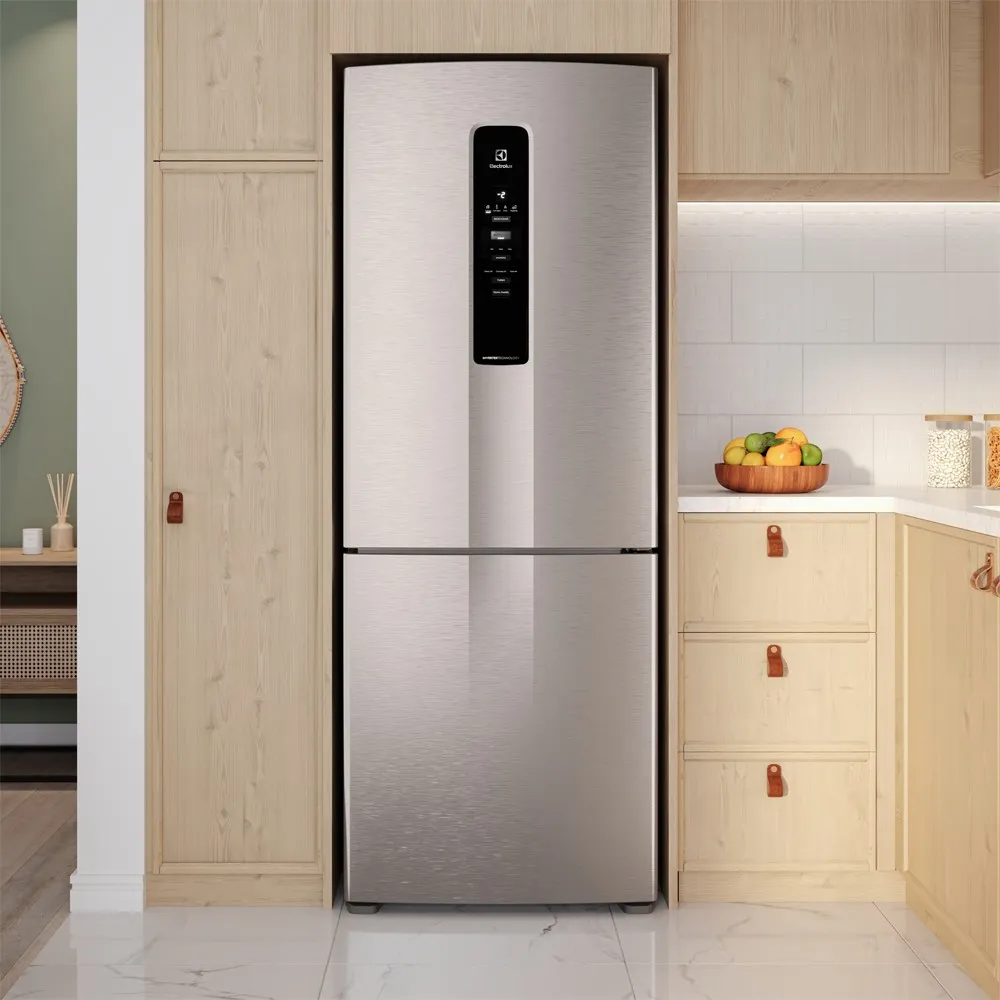 Geladeira Electrolux Inverse Inverter com Fresh&Flex 488 L cor Inox (IB55S)