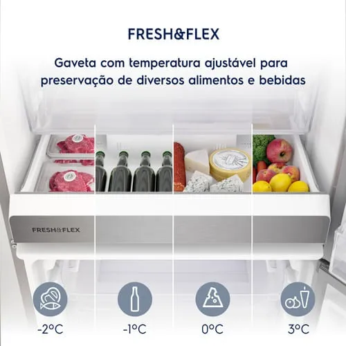 Geladeira Electrolux Inverse Inverter Experience com Fresh&Flex 488 L Branca (IB55)