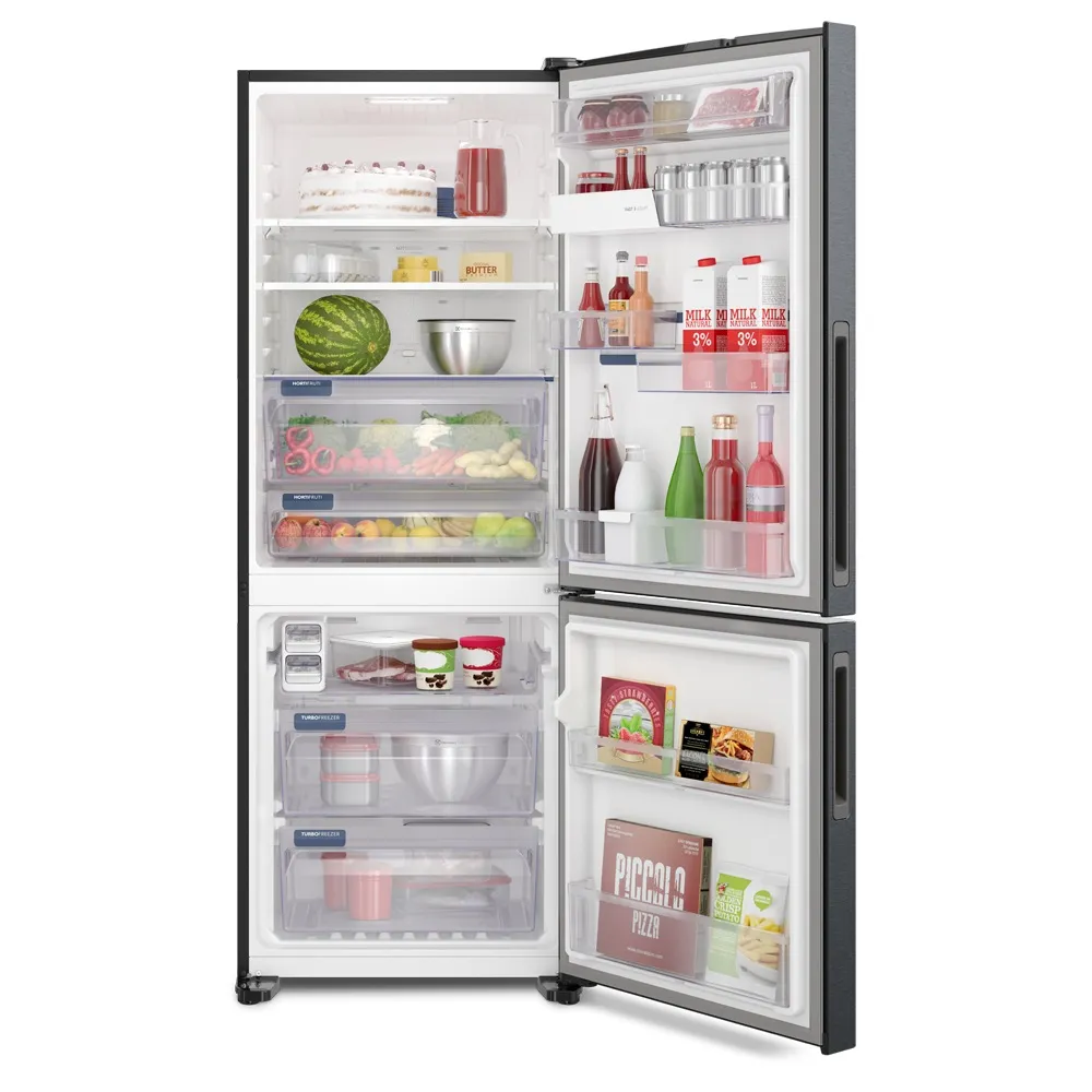 Geladeira Electrolux Frost Free Inverter 490L Efficient Inverse Cor Black Inox (IB54B)