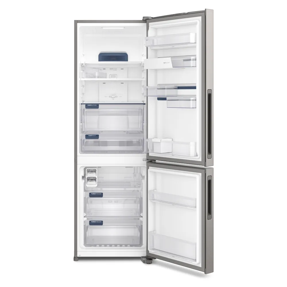 Geladeira Electrolux Frost Free Inverter 400L AutoSense Inverse Cor Inox Look (IB45S)