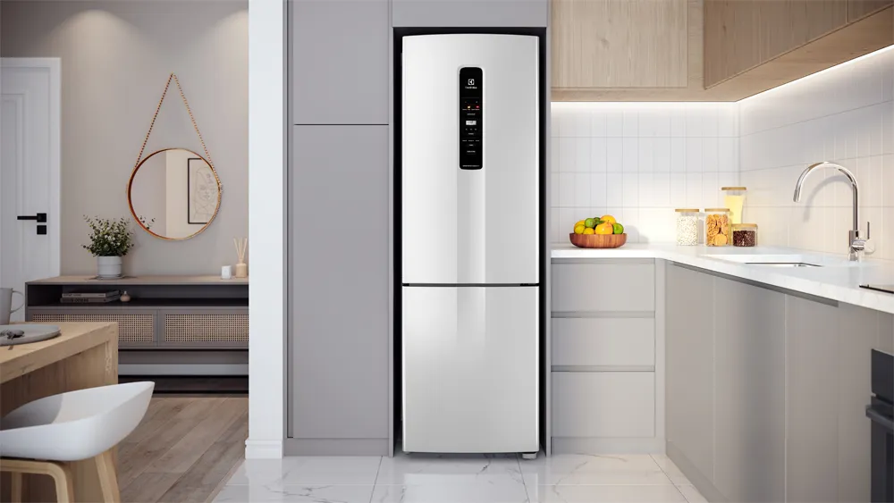 Geladeira Electrolux Frost Free Inverter 400L Efficient AutoSense Inverse Branca (IB45)