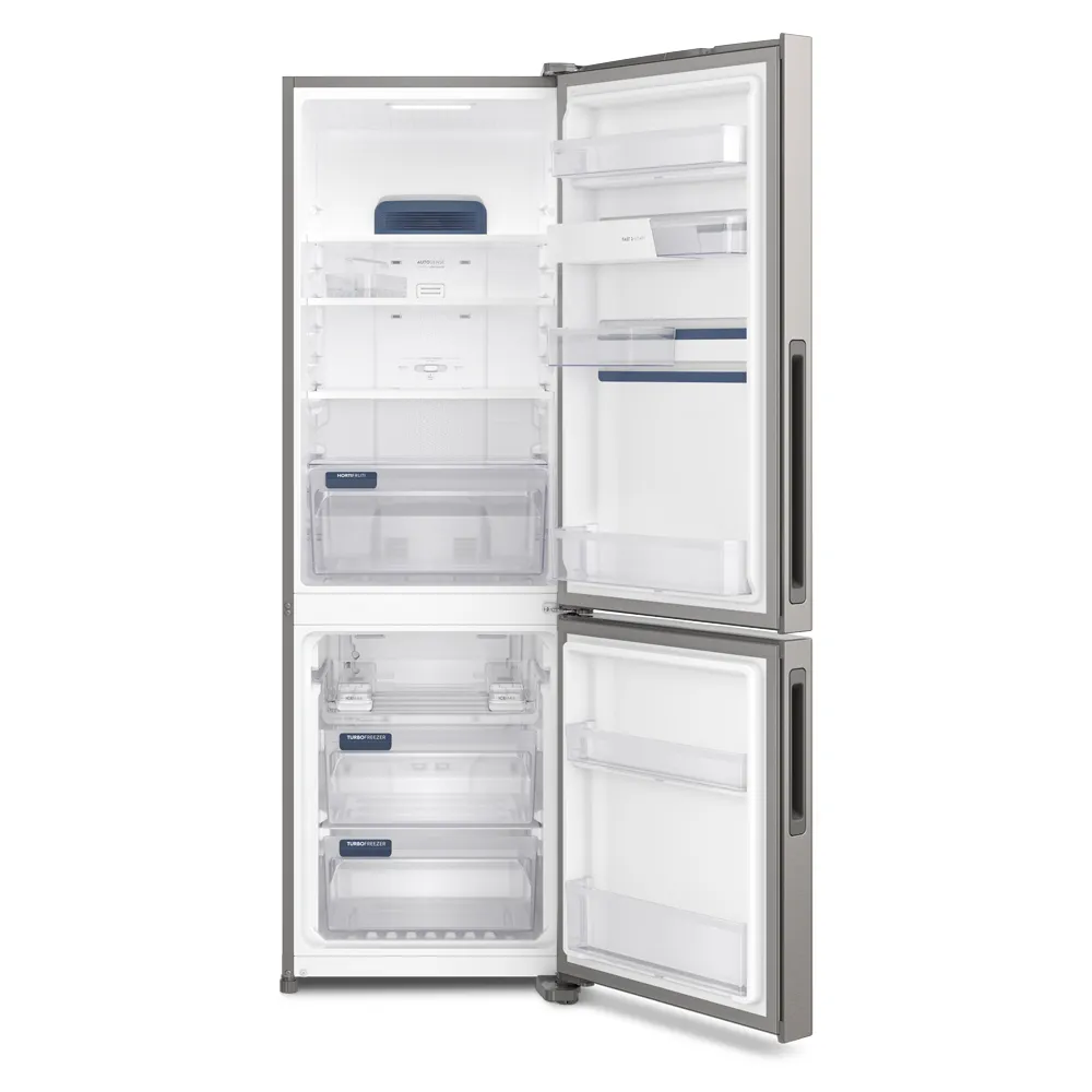 Geladeira Electrolux Frost Free 400L Efficient AutoSense Inverse cor Inox Look (DB44S)