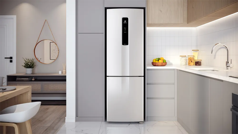 Geladeira Electrolux Frost Free 400L Efficient AutoSense Inverse Branca (DB44)
