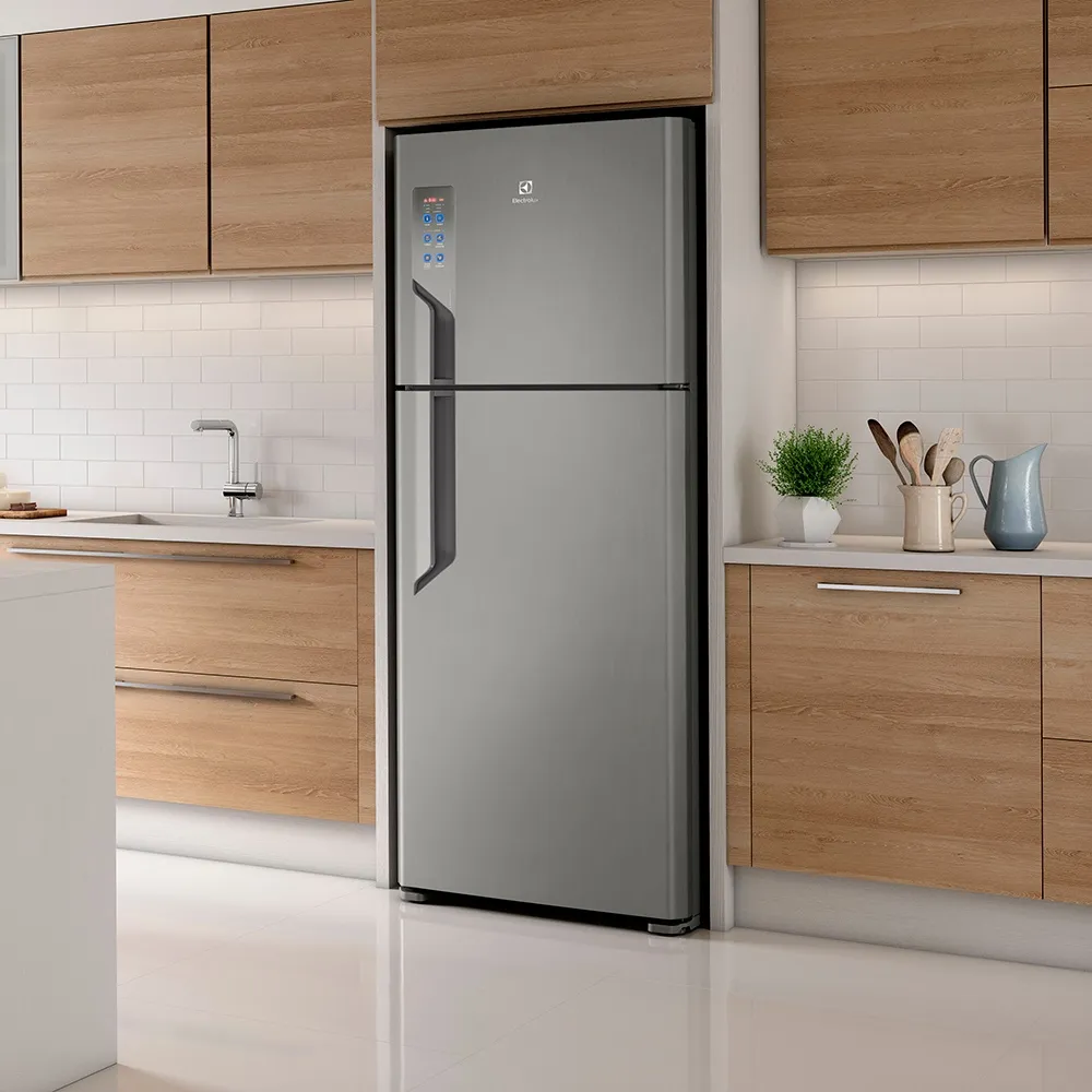 Geladeira Electrolux Frost Free Inverter 474L Efficient Duplex Cor Inox (IT56S)