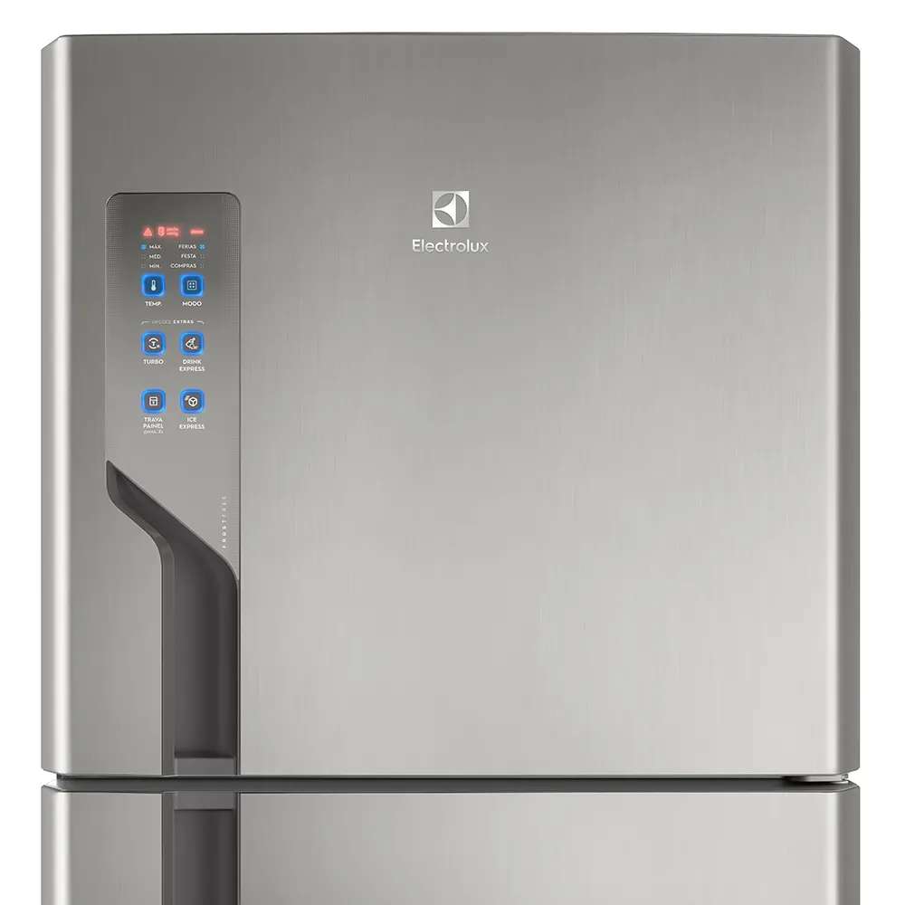 Geladeira Electrolux Frost Free Inverter 474L Efficient Duplex Cor Inox (IT56S)