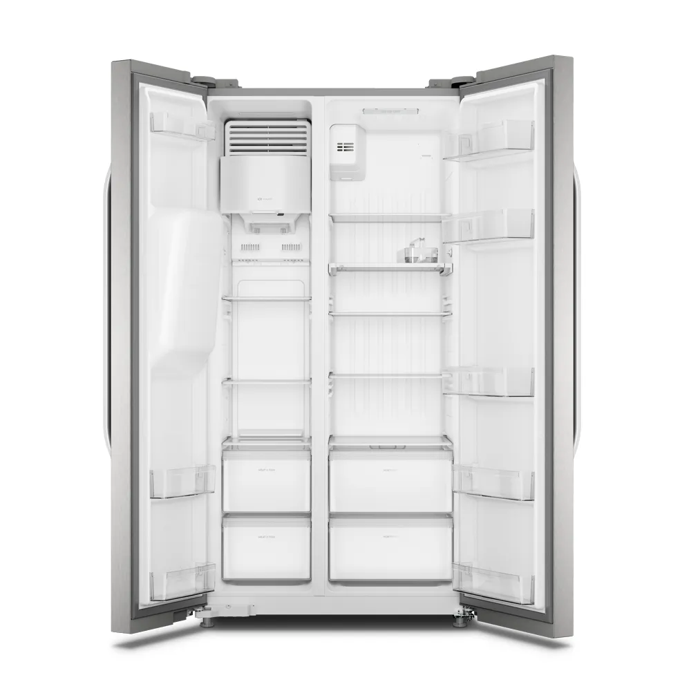 Geladeira Electrolux Frost Free Inverter 520L Efficient Side By Side Cor Inox (IS9S)