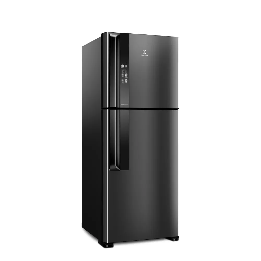 Geladeira Electrolux Frost Free Inverter 431L AutoSense Duplex Cor Black Inox Look (IF55B)