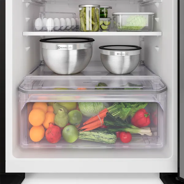 Geladeira Electrolux Frost Free Inverter 431L AutoSense Duplex Cor Black Inox Look (IF55B)