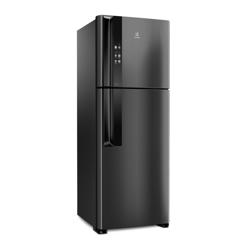 Geladeira Electrolux Frost Free Inverter 474L AutoSense Duplex Cor Black Inox Look (IF56B)
