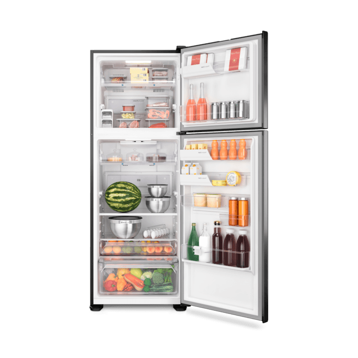 Geladeira Electrolux Frost Free Inverter 474L AutoSense Duplex Cor Black Inox Look (IF56B)