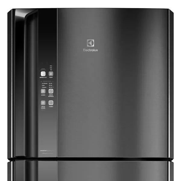Geladeira Electrolux Frost Free Inverter 474L AutoSense Duplex Cor Black Inox Look (IF56B)