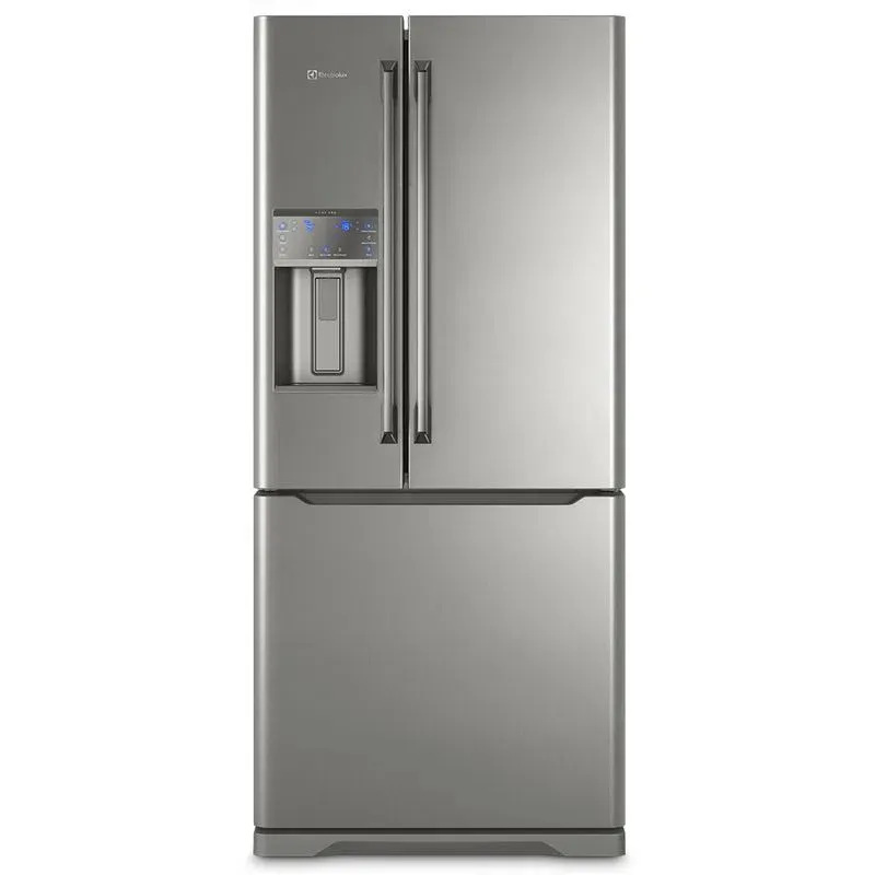 Geladeira Electrolux Frost Free Inverter 538L Efficient 3 Portas Cor Inox (DM86X)