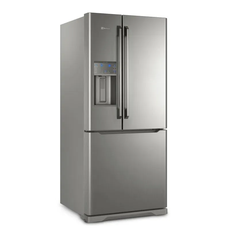 Geladeira Electrolux Frost Free Inverter 538L Efficient 3 Portas Cor Inox (DM86X)