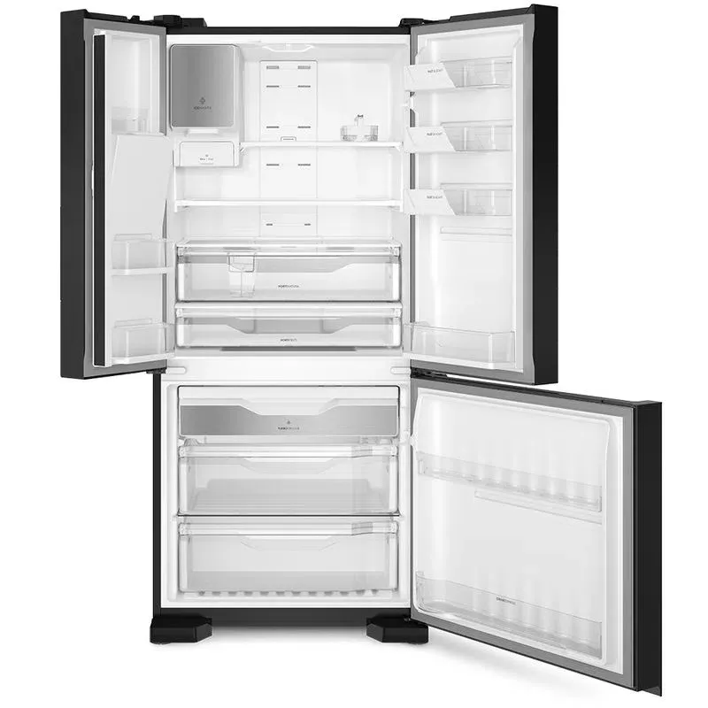 Geladeira Electrolux Frost Free Inverter 538L Efficient 3 Portas Cor Preta (DM86V)
