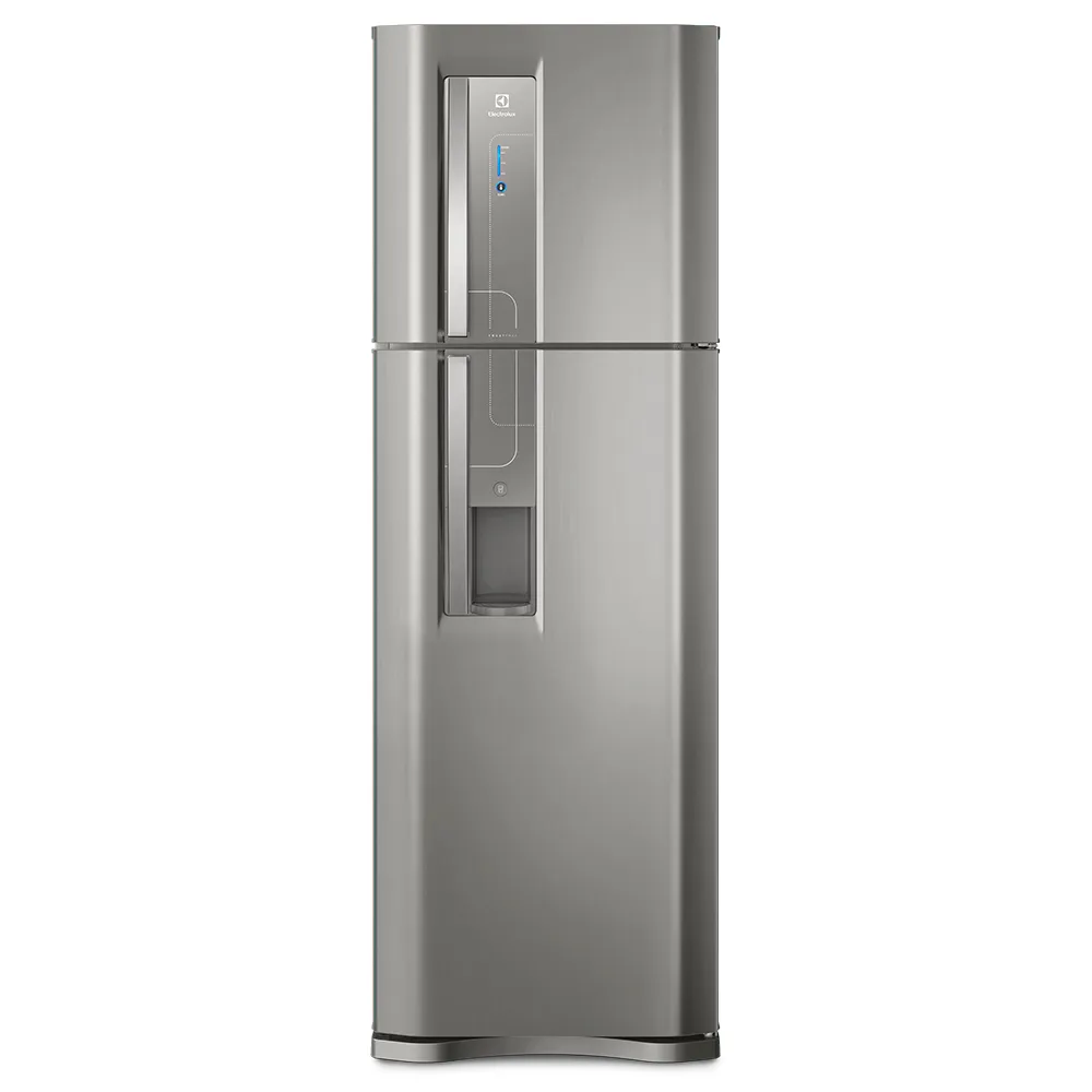 Geladeira Electrolux Frost Free 382L Dispenser de Água Duplex Cor Inox (TW42S)