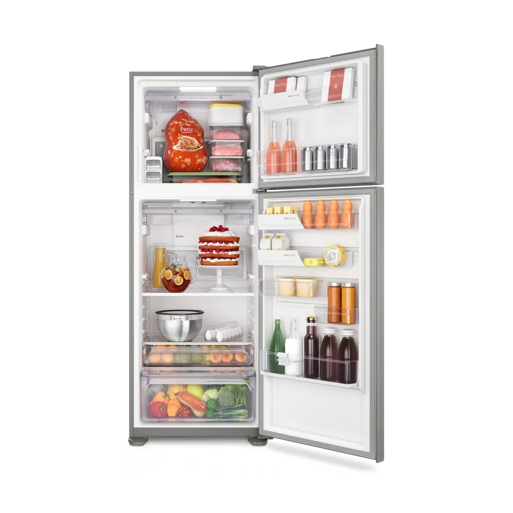 Geladeira Electrolux Frost Free 474L Duplex Cor Inox (DF56S)