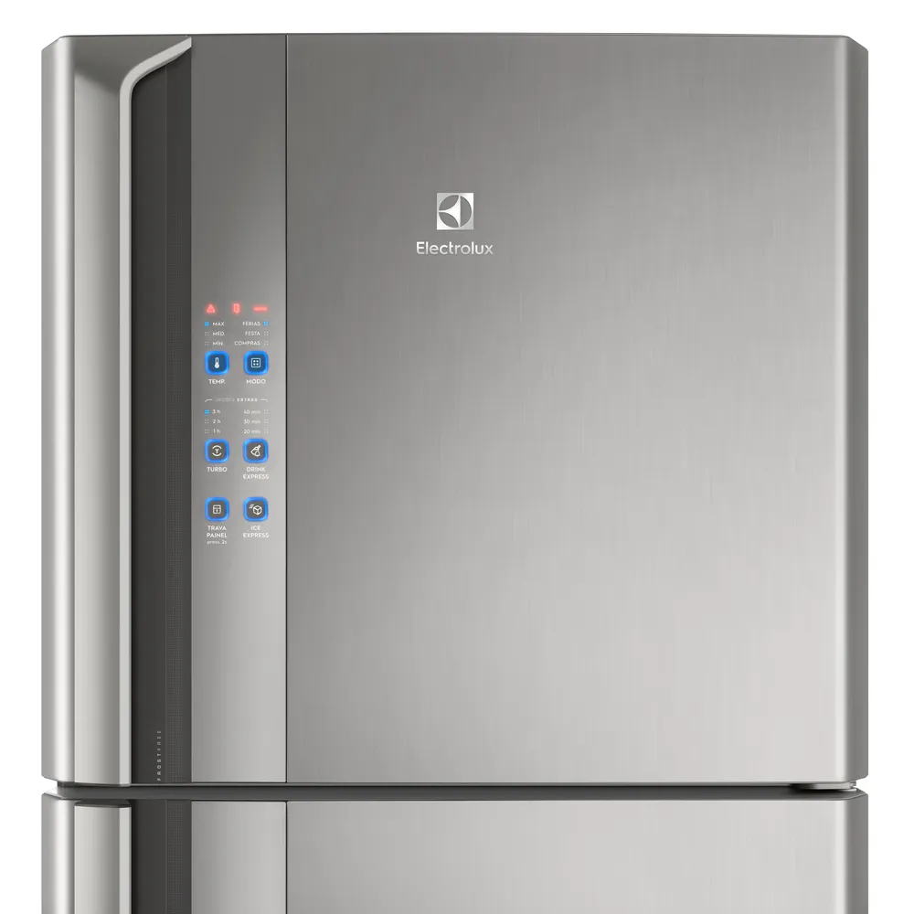 Geladeira Electrolux Frost Free 474L Duplex Cor Inox (DF56S)