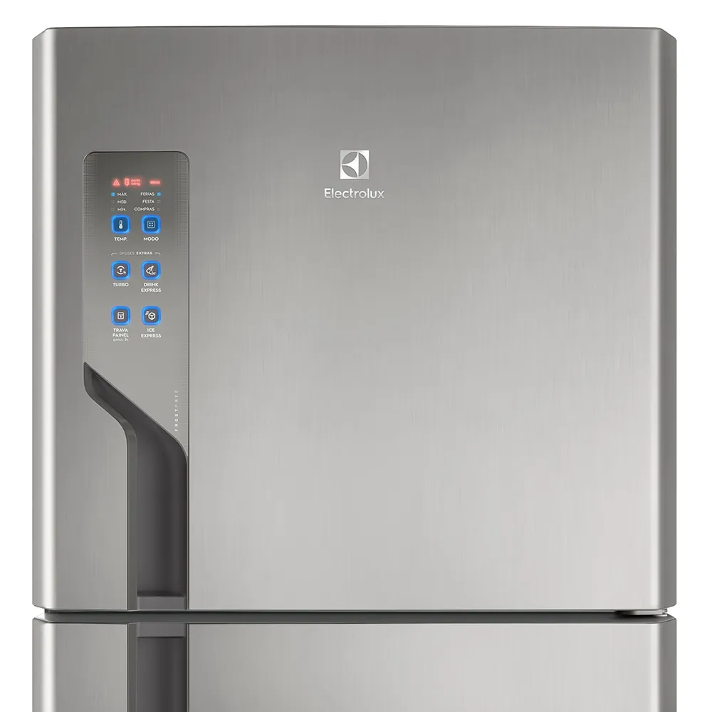Geladeira Electrolux Frost Free 474L Duplex Cor Inox (TF56S)
