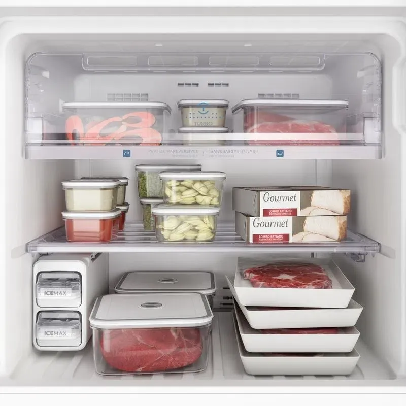 Geladeira Electrolux Frost Free 431L Duplex Cor Inox (TF55S)