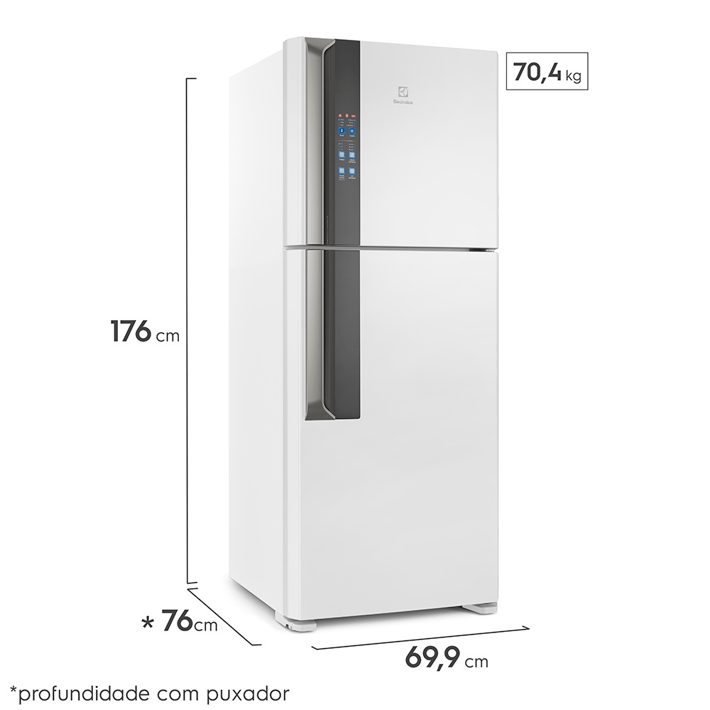 Geladeira Electrolux Frost Free Inverter 431L Efficient Duplex Branco (IF55)
