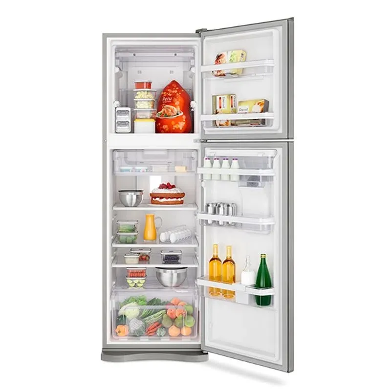 Geladeira Electrolux Frost Free 400L Dispenser de Água Duplex Cor Inox (DW44S)